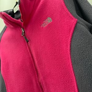 The North Face FlashDry Fleece Jacket Womens Medium Pink Purple Full Zip